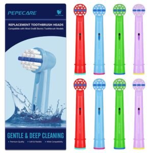 Toothbrush Heads for Oral B - Pack of 8 (EB-10A)