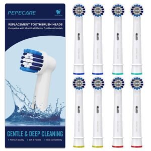 Toothbrush Heads for Oral B - Pack of 8 (SB-17A)