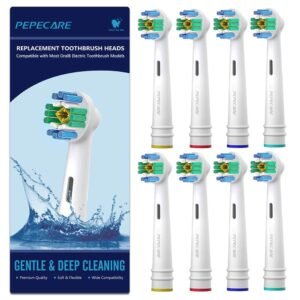 Toothbrush Heads for Oral B - Pack of 8 (EB-18A)