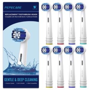 Toothbrush Heads for Oral B - Pack of 8 (EB-20A)