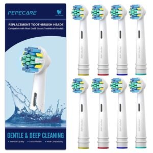 Toothbrush Heads for Oral B - Pack of 8 (EB-25A)